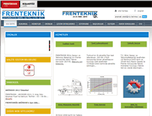 Tablet Screenshot of frenteknik.com